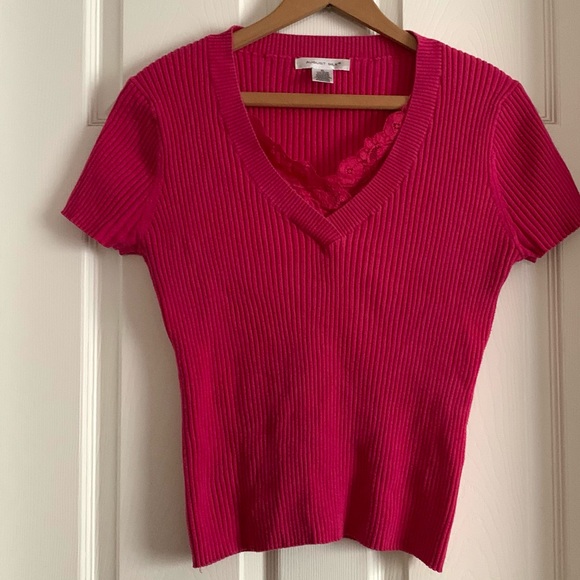 August Silk Women’s Pink Blouse Size XL - Picture 8 of 13